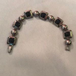 Black and Silver Bracelet